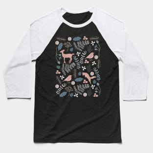 Woodland Creatures (Frost) Baseball T-Shirt